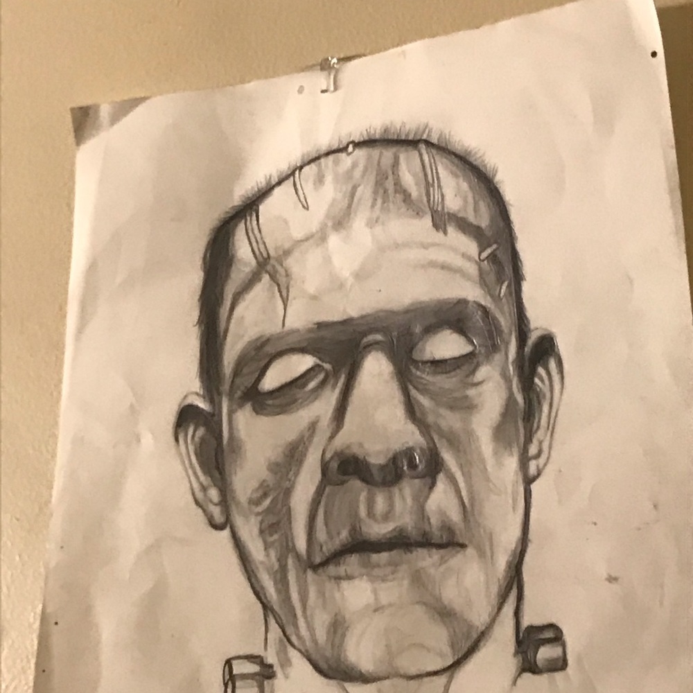 Hand drawing portrait